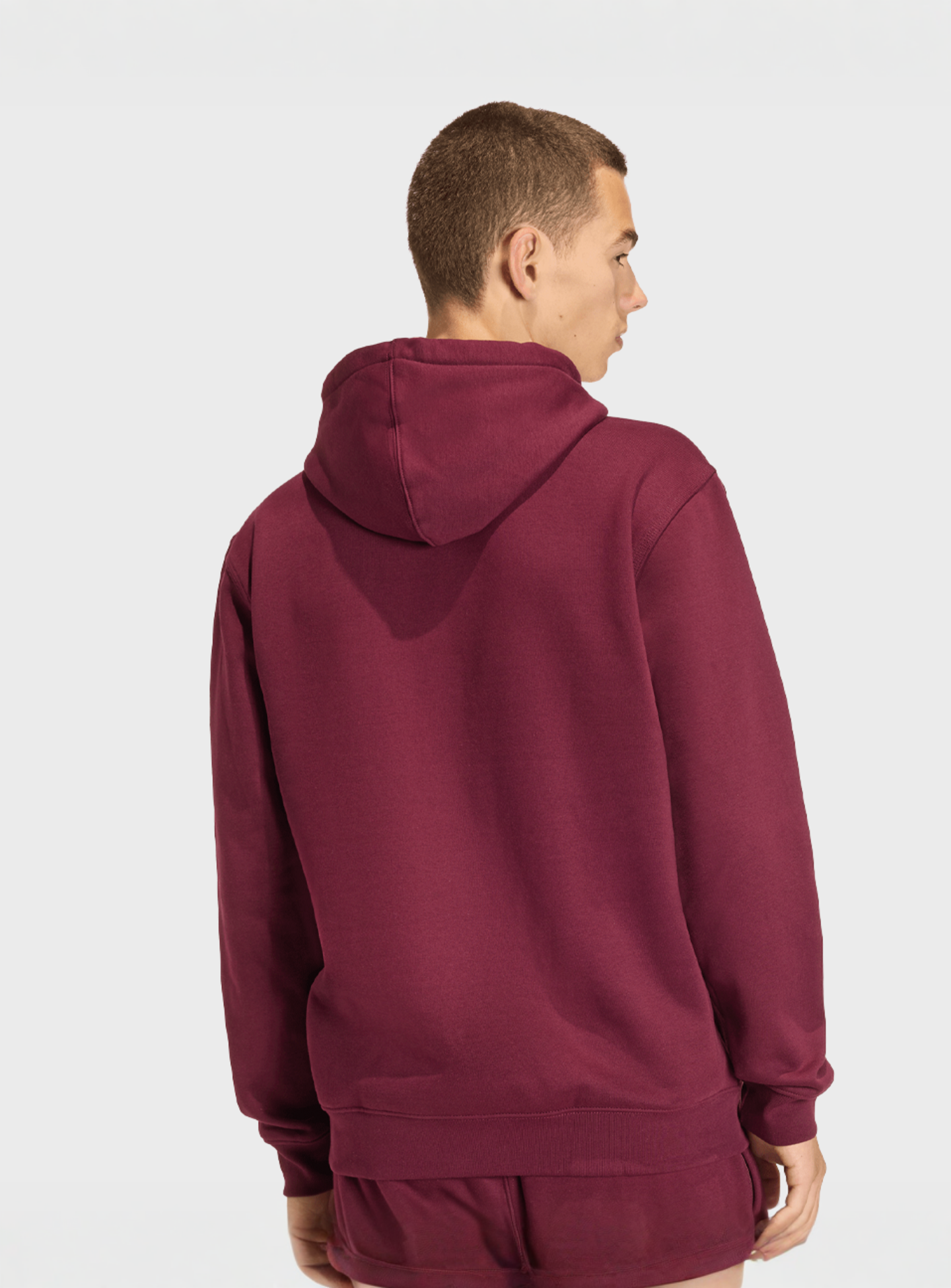 adidas Originals, ESS NC LOOSE HD maroon 48f0​, red, Image 2 of 5