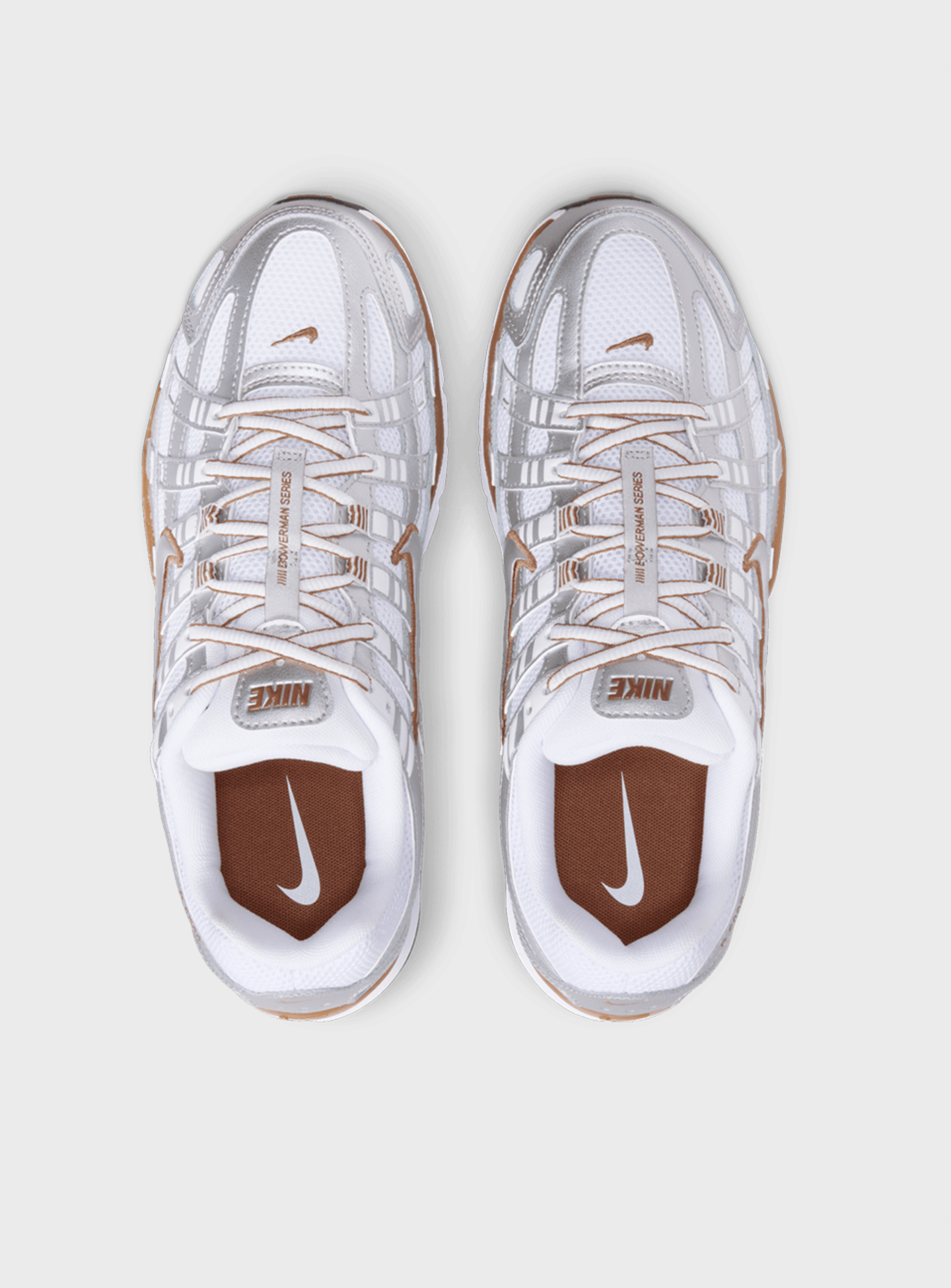 Nike, WMNS P-6000, white, Image 6 of 8