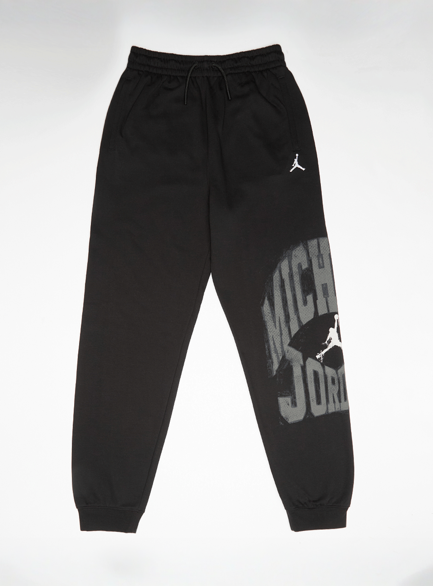 Jordan, JDB Michael Jordan MVP High Brand Read Jumpman Fleece Pant, black, Image 1 of 5