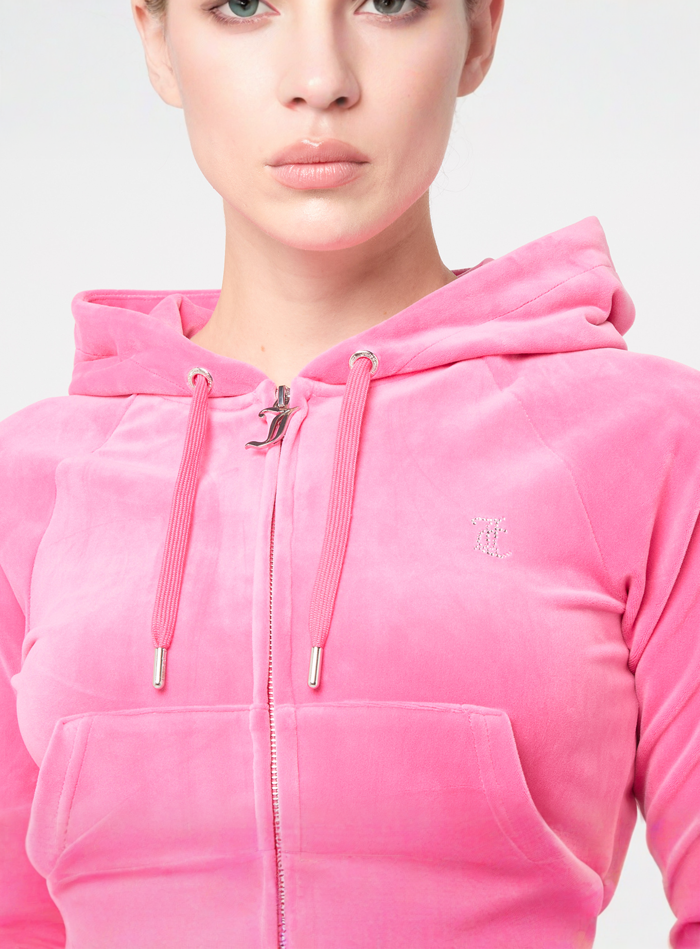 Juicy Couture, Madison Hoodie, light pink, Image 3 of 5