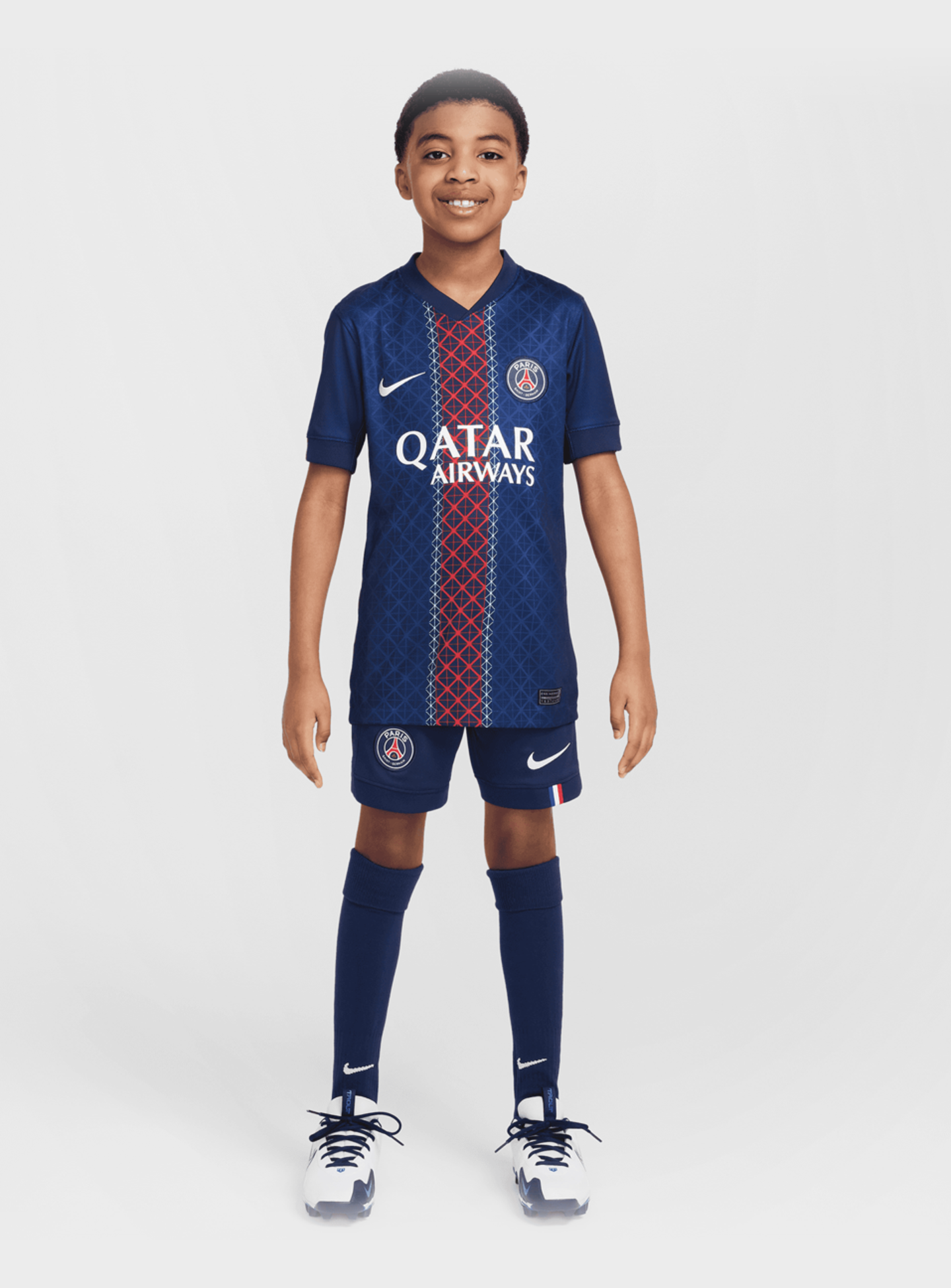 Nike, Doué / No. 14 / PSG Nike Kids Home Stadium 2025/26, blue, Image 9 of 9