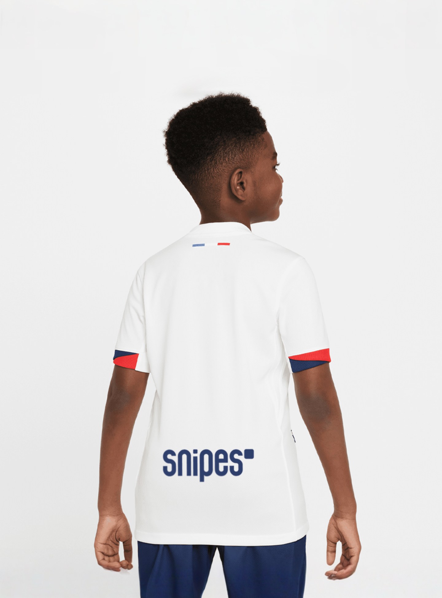 Nike, Doué / No. 14 / Paris Saint-Germain Nike Kids Away Stadium 2024/25, white, Image 3 of 8