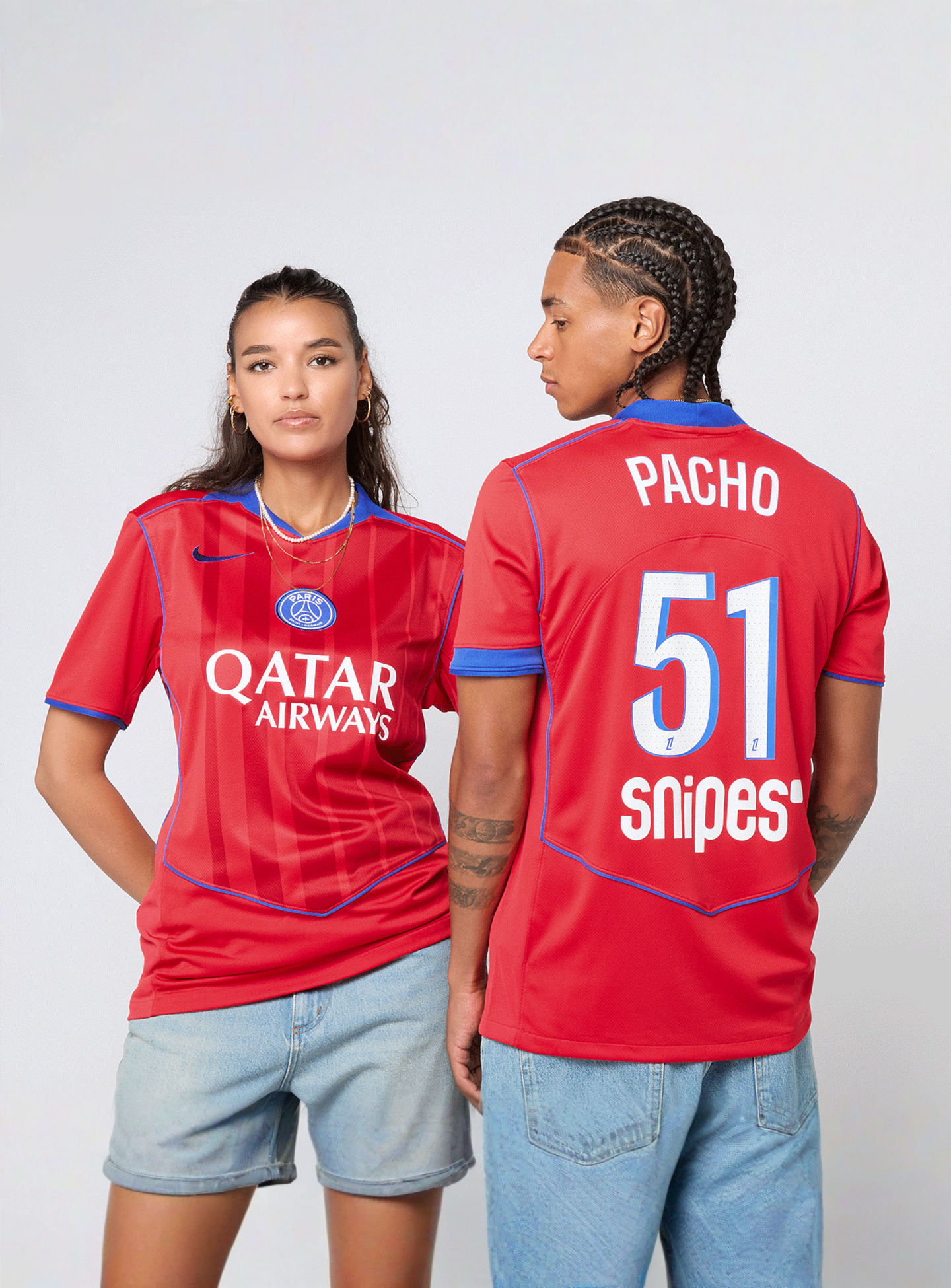 Nike, Pacho / No. 51 / PSG Nike Third Stadium 2025/26, red, Image 1 of 7