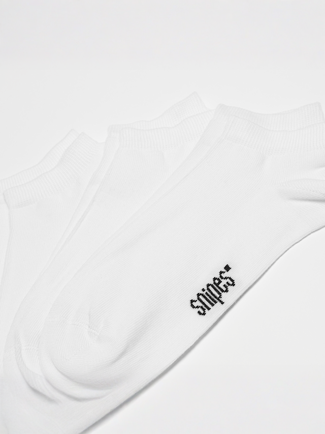 SNIPES, 3 PACK - No Show Socks, white, Image 2 of 2