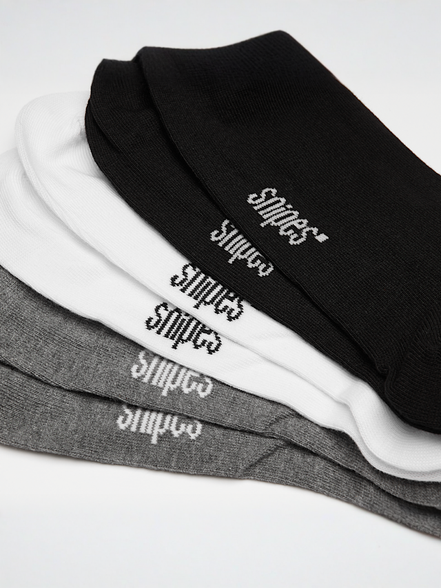 SNIPES, 3 PACK - No Show Socks, multi-colour, Image 2 of 2