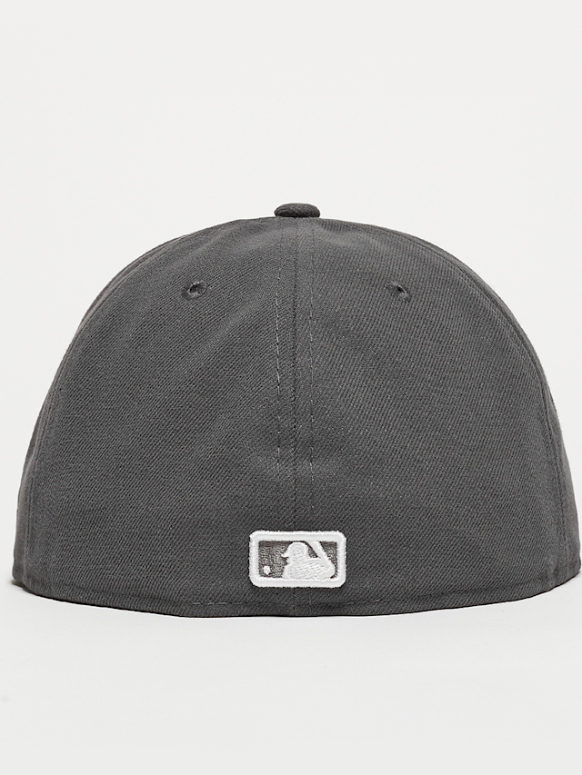 New Era, Fitted-Cap 59Fifty Basic MLB New York Yankees, grey, Image 2 of 3