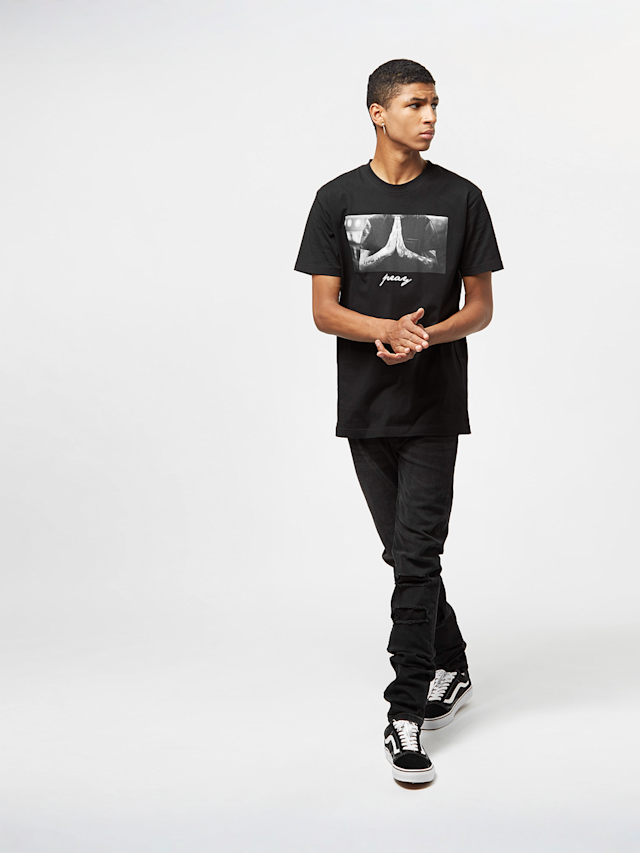 Mister Tee, T-Shirt Pray, black, Image 4 of 4