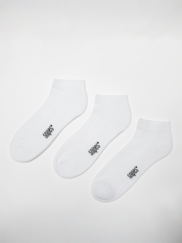 SNIPES, 3 PACK - LoCut Socks, white, Image 1 of 2