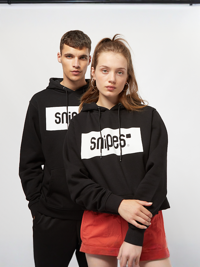 SNIPES, Hooded-Sweatshirt Box Logo, black, Image 1 of 5