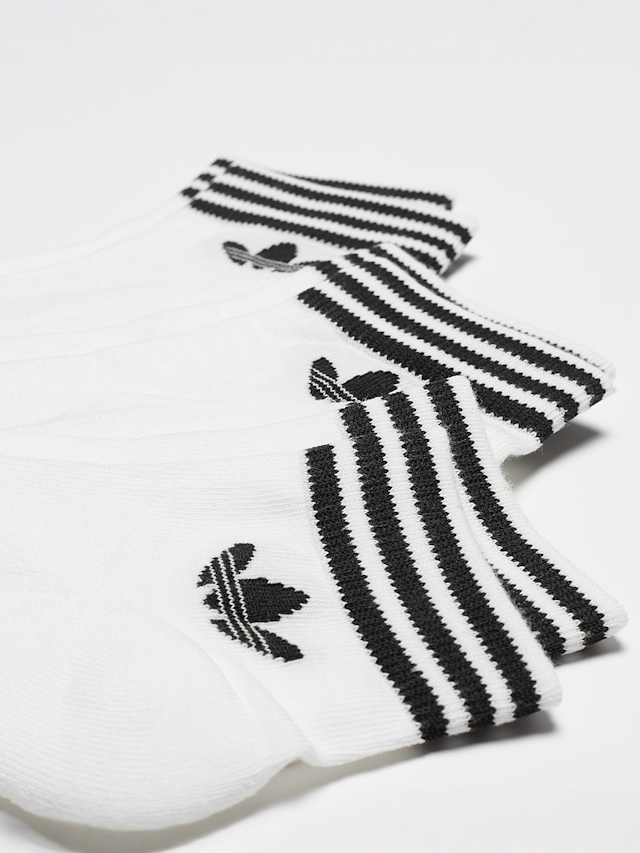 adidas Originals, 3 PACK - adicolor Trefoil Ankle Socks, white, Image 2 of 2