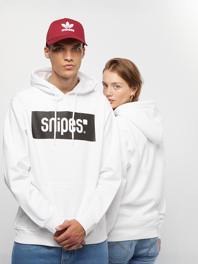 SNIPES, Hooded-Sweatshirt Box Logo, white, Image 1 of 5