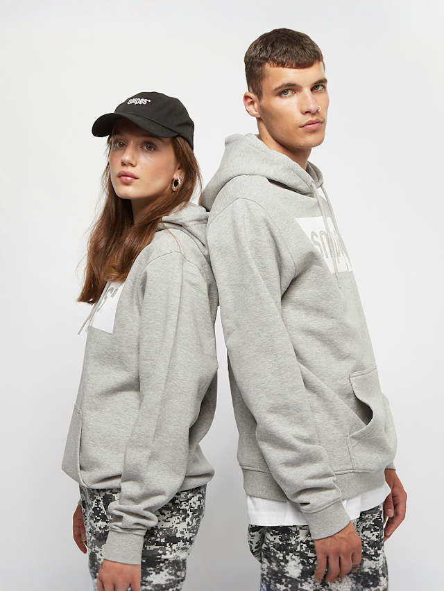 SNIPES, Hooded-Sweatshirt Box Logo, grey, Image 1 of 5
