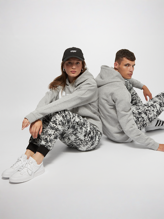 SNIPES, Hooded-Sweatshirt Box Logo, grey, Image 4 of 5