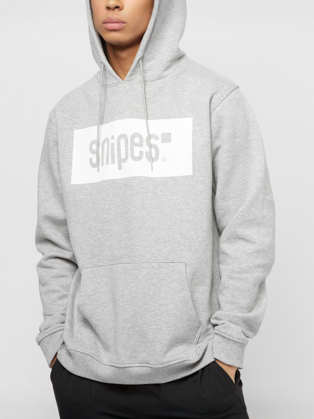 SNIPES, Hooded-Sweatshirt Box Logo, grey, Image 5 of 5