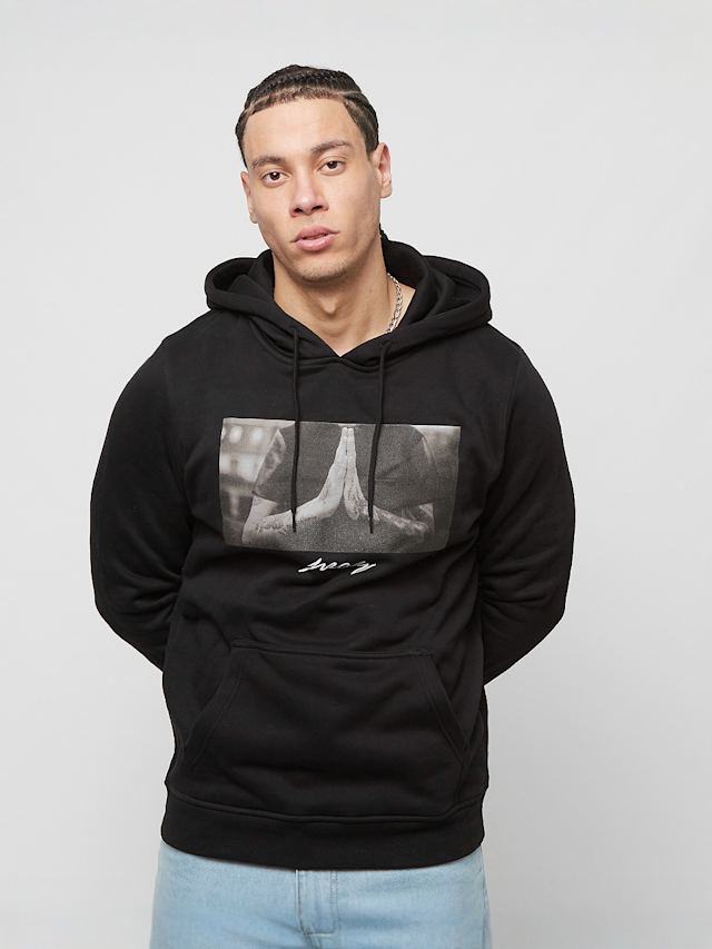 Mister Tee, Hooded-Sweatshirt Pray, black, Image 1 of 4