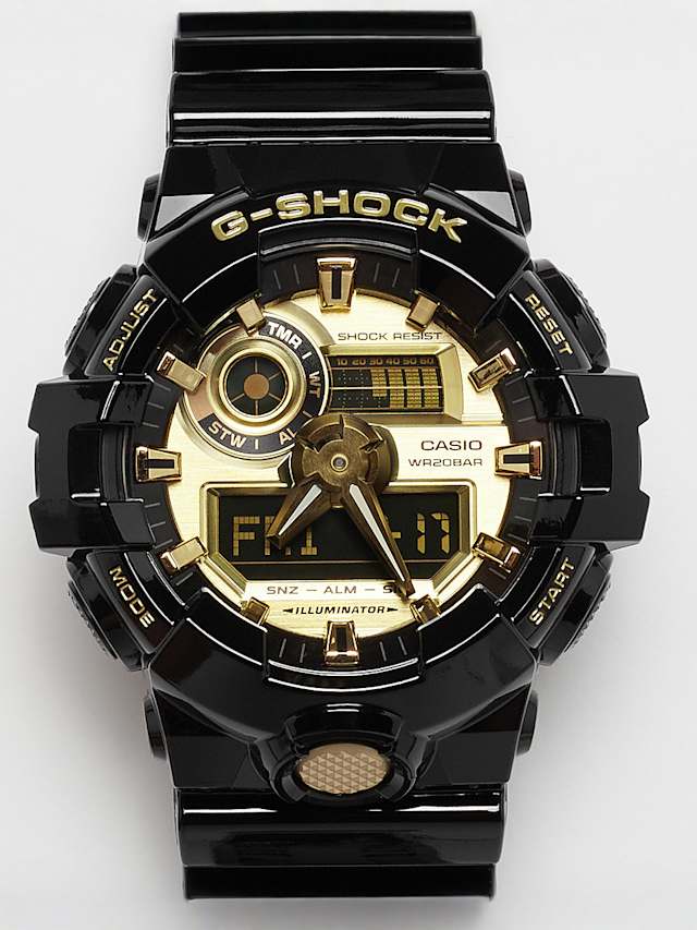 G-SHOCK, GA-710GB-1AER, black, Image 1 of 3