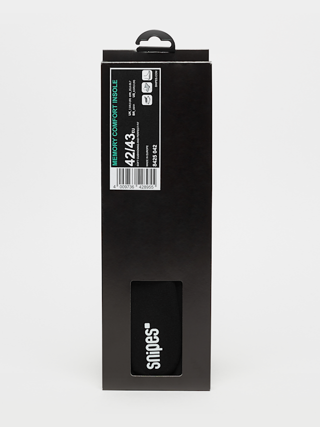 SNIPES, Memory Comfort Insole, black, Image 3 of 3