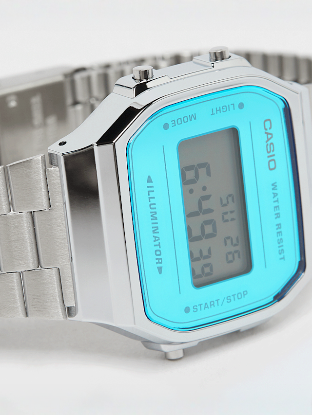 CASIO, A168WEM-2EF, silver, Image 3 of 3