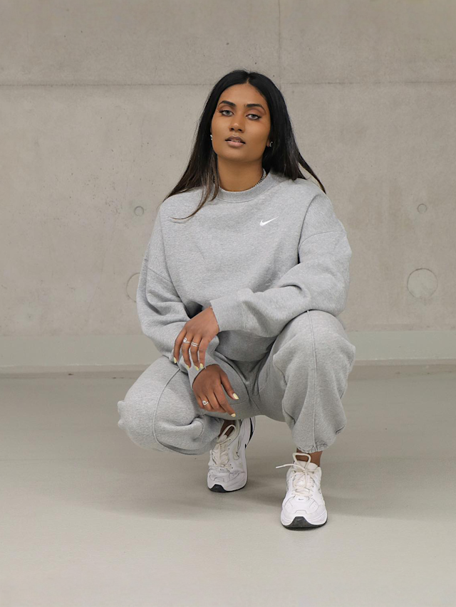Nike, Sportswear Club Fleece Crew, grey, Image 5 of 5
