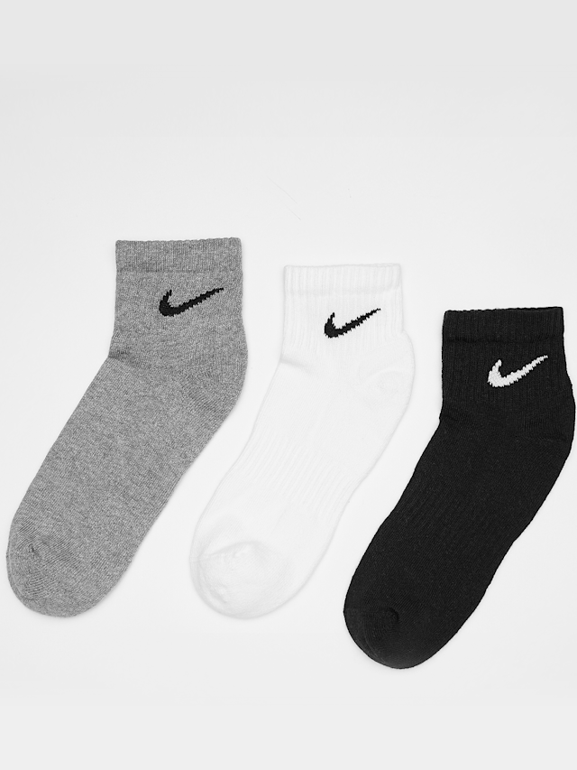 Nike, 3 PACK - Everyday Cushioned Training Ankle Socks, multi-colour, Image 1 of 2