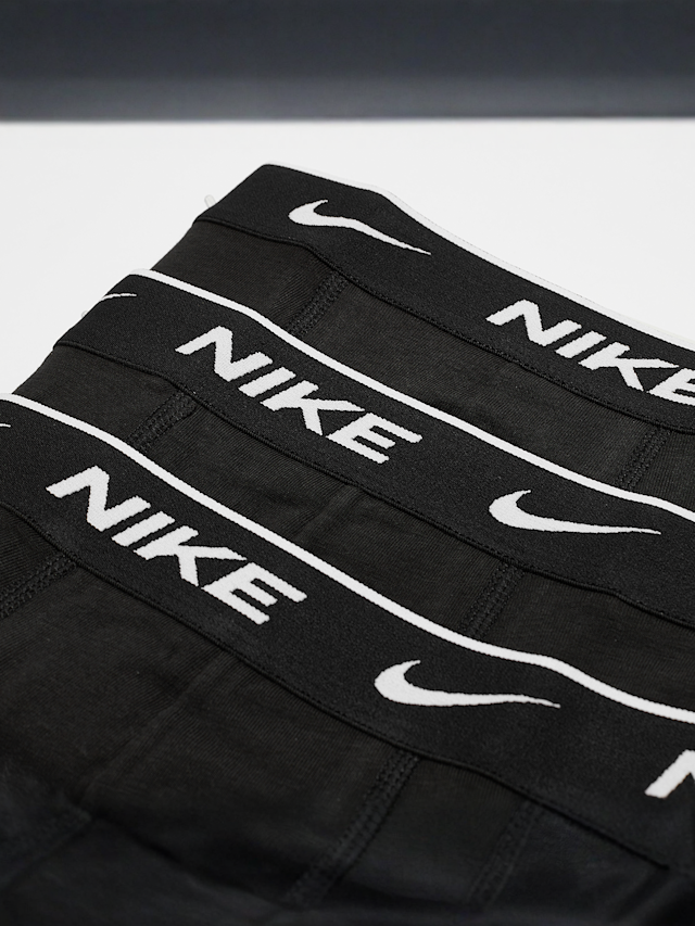 Nike, 3 PACK - Everyday Cotton Stretch Trunk, black, Image 2 of 2