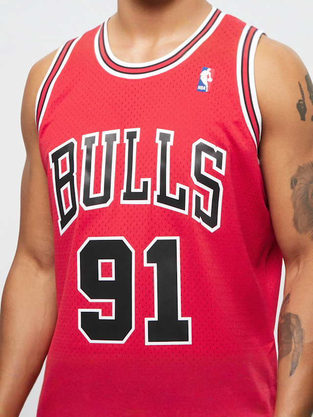 Mitchell & Ness, NBA Swingman Chicago Bulls Dennis Rodman scarlet, red, Image 3 of 5