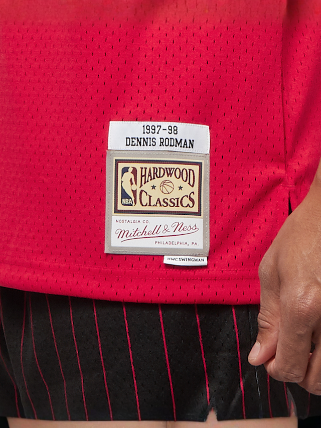 Mitchell & Ness, NBA Swingman Chicago Bulls Dennis Rodman scarlet, red, Image 4 of 5