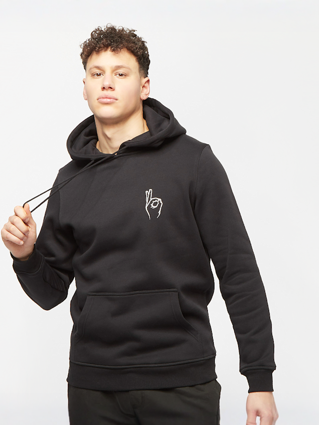 Mister Tee, Easy Hoodie, black, Image 1 of 5