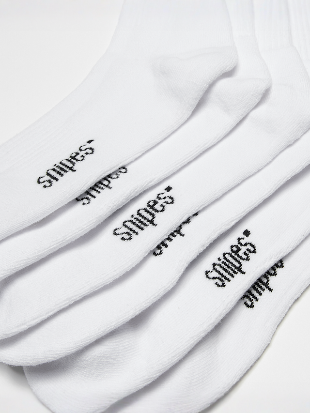 SNIPES, 3 PACK - Crew Socks, white, Image 2 of 2