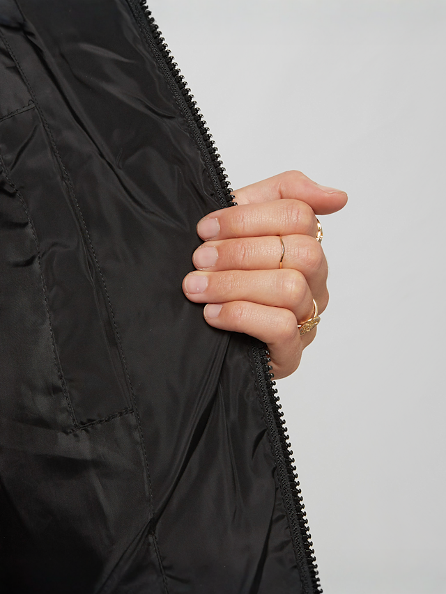Karl Kani, Retro Essential Puffer Jacket, black, Image 4 of 5