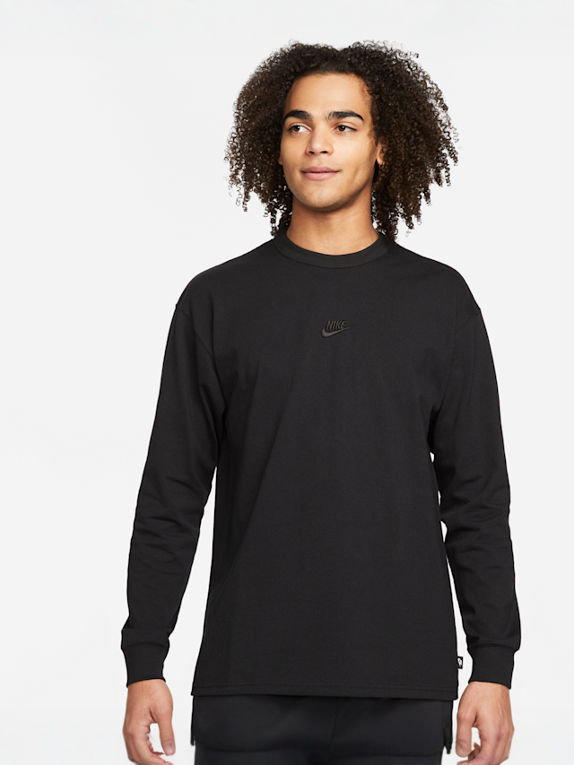Nike, Premium Essential Long-Sleeve T-Shirt, black, Image 1 of 5