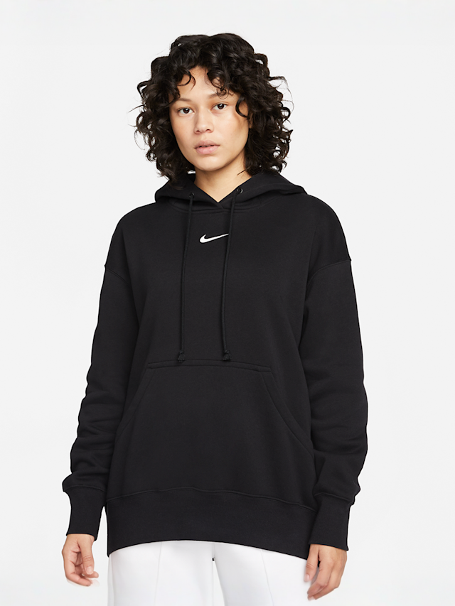 Nike, Sportswear Phoenix Fleece Oversized Hoodie, black, Image 1 of 6
