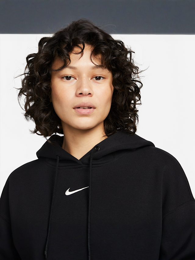 Nike, Sportswear Phoenix Fleece Oversized Hoodie, black, Image 3 of 6