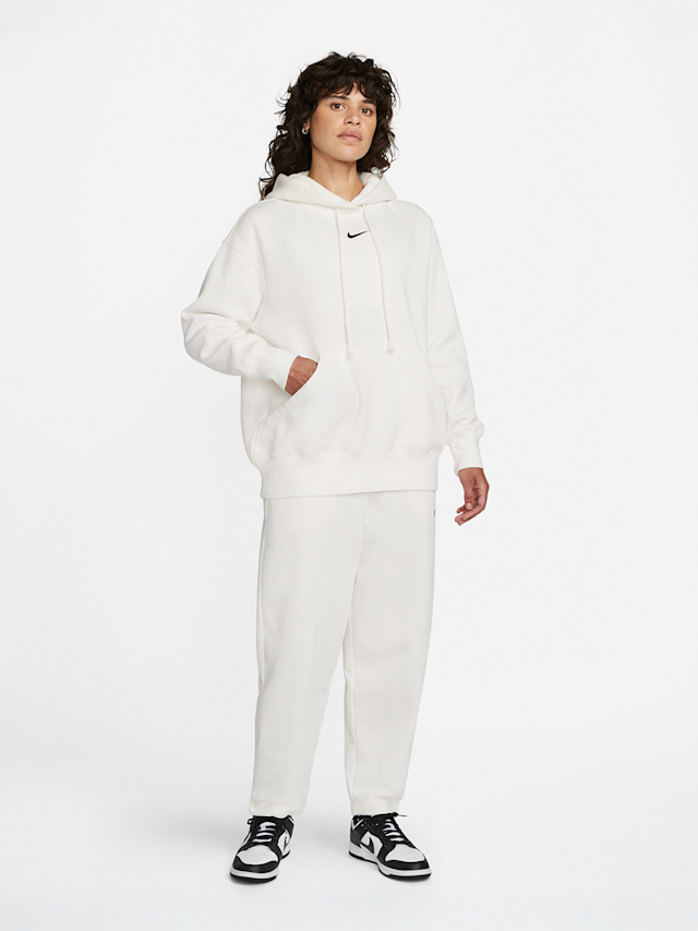 Nike, Sportswear Phoenix Fleece Women's Oversized Pullover Hoodie, white, Image 5 of 5