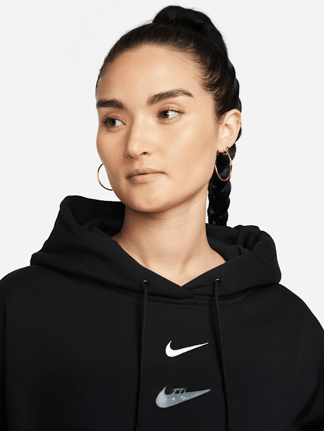 Nike, Sportswear Phoenix Fleece Oversized Hoodie, black, Image 3 of 7