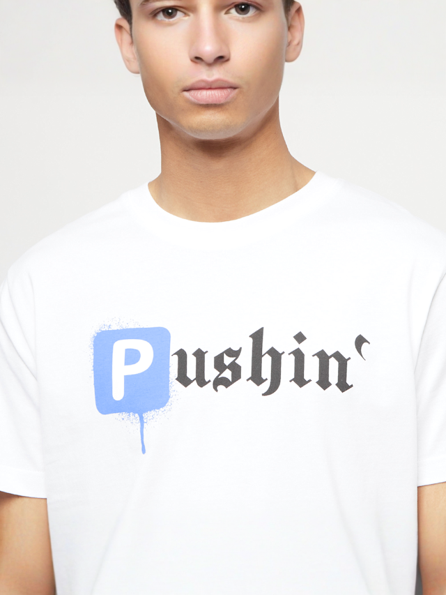 Mister Tee, Pushin P Tee, white, Image 3 of 4