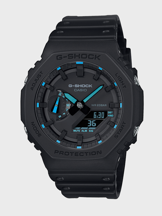 G-SHOCK, Utility Black GA-2100-1A2ER, black, Image 1 of 3
