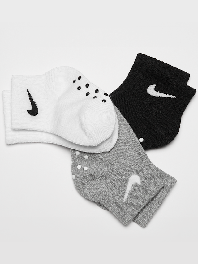 Nike, 3 PACK - Core Swoosh Gripper Socks, multi-colour, Image 2 of 2