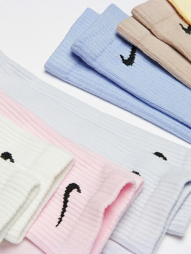 Nike, 6 PACK - Everyday Plus Cushion Crew Training Socks, multi-colour, Image 2 of 2