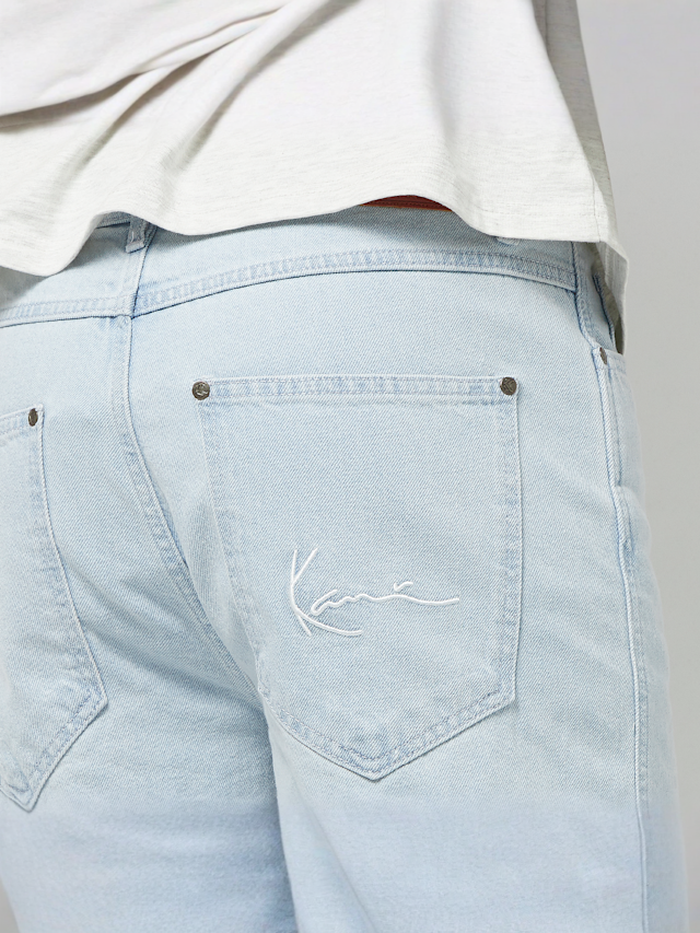 Karl Kani, Small Signature Baggy Five Pocket Denim, blue, Image 4 of 5
