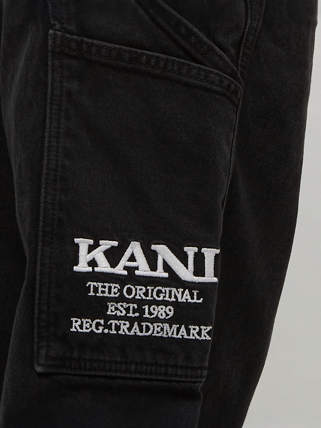 Karl Kani, Retro Baggy Workwear Denim, black, Image 5 of 7