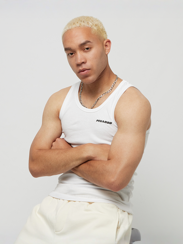 Pegador, Logo Rib Undershirt, white, Image 1 of 4