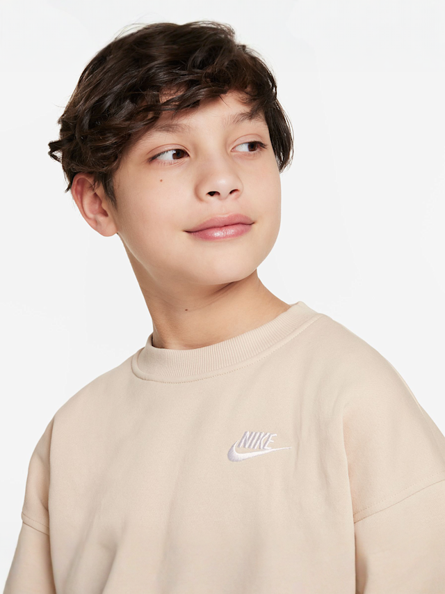 Nike, Club Fleece Oversized Sweatshirt, beige, Image 3 of 4