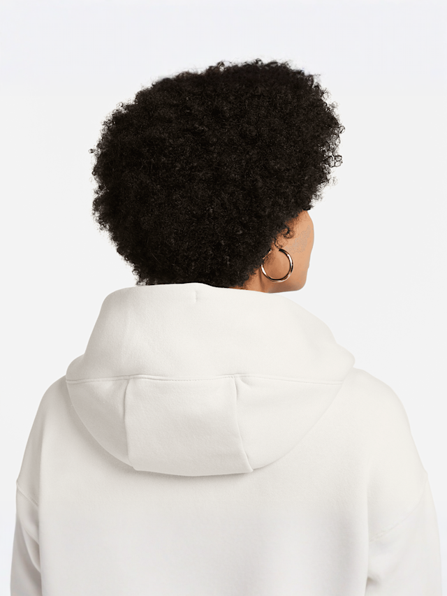 Nike, Sportswear Phoenix Fleece Oversized Full-Zip Hoodie, white, Image 4 of 9