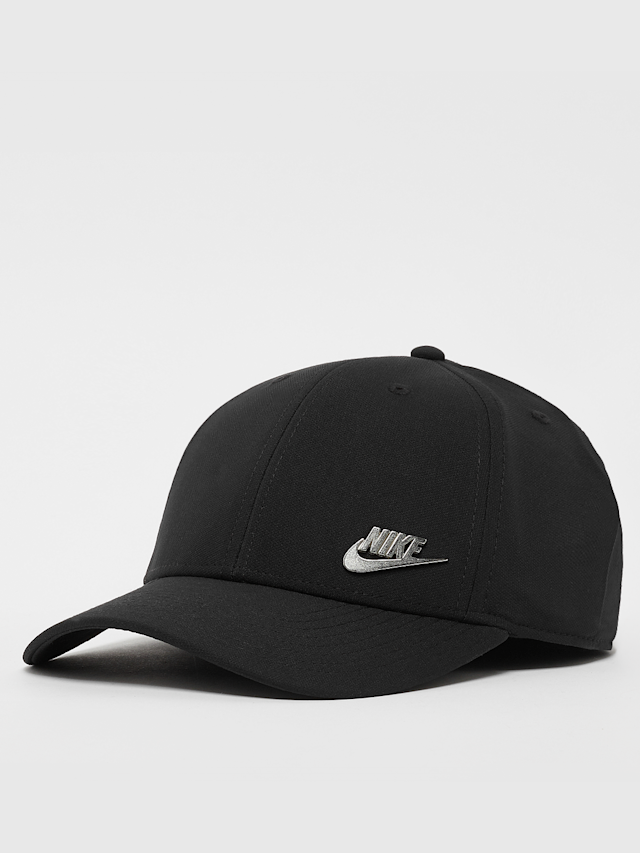 Nike, Dri-FIT Club Structured Metal Logo Cap, black, Image 1 of 4