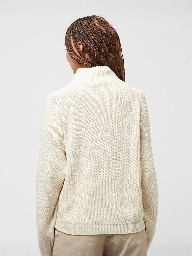 Urban Classics, Oversized Knit Troyer, beige, Image 2 of 4