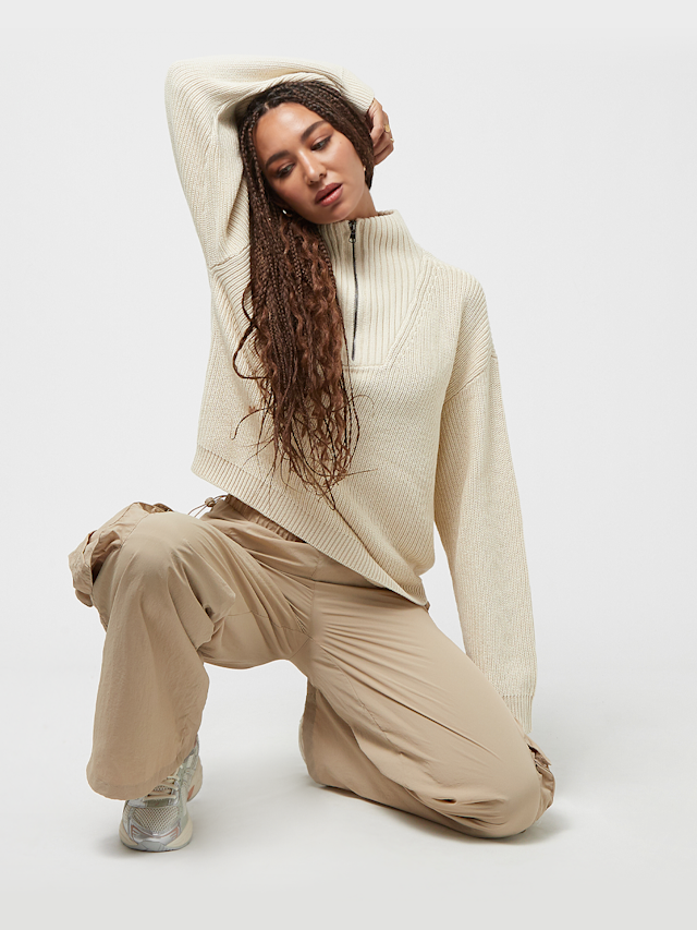 Urban Classics, Oversized Knit Troyer, beige, Image 4 of 4