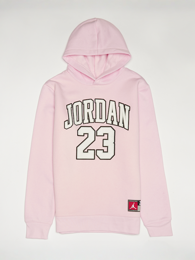 Jordan, High Brand Read Fleece Pullover, light pink, Image 1 of 4
