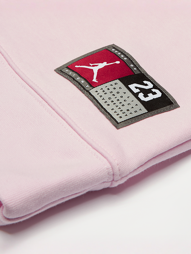 Jordan, High Brand Read Fleece Pullover, light pink, Image 3 of 4