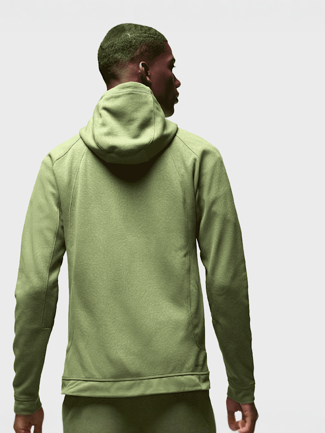 Jordan, Dri-Fit Sport Statement All Over Print Air Full Zip, green, Image 2 of 7